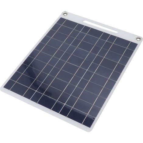 Panneau solaire 13 W 5 V, flexible, double sortie USB, chargeur de batterie solaire portable et léger pour les voyages, permettant des économies d'énergie. (1/4)