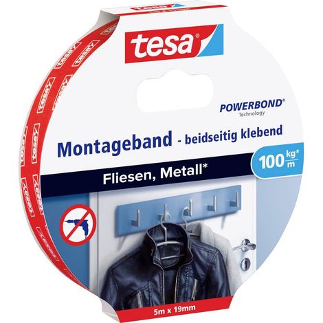 TESA ULTRA FORT RUBAN DE MONTAGE POUR CARRELAGE ET MÉTAL, 77747-00000-00 (1/4)