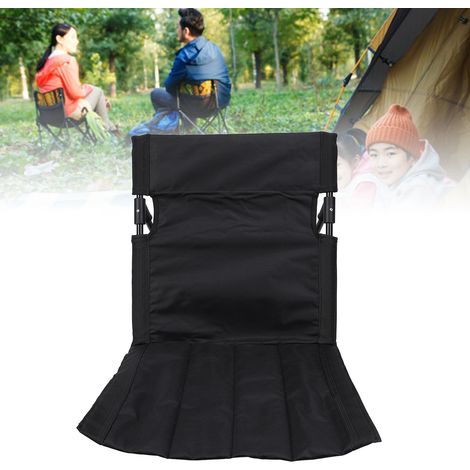 Chaise de camping légère et pliable avec repose pieds Camping chair avec armrests et carry bag (1/5)