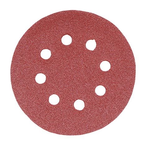 TIMCO Random Orbital Sanding Discs 80 Grit Red - 125mm