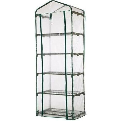 Mini-Gewächshaus zum Ausklappen für den Innen- und Außenbereich, transparente PVC-Abdeckung für kleine Gartengewächshäuser. (1/5)