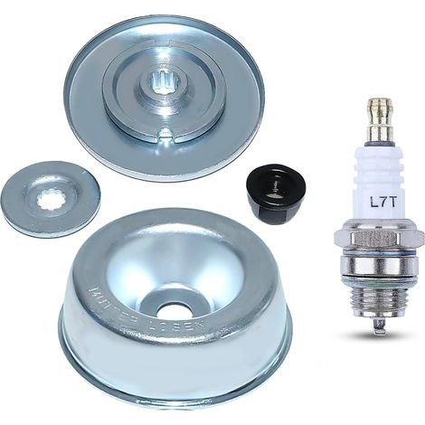 4126 713 3100 Kit d'adaptateur de lame, plaque porteuse, rondelle d'appui pour débroussailleuses Stihl FS90 FS120 FS200 FS250 avec bougie, remplace 4137 710 3800 (1/5)