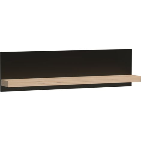 Wandboard 120 cm schwarz mit Eiche CALLAO-161 (1/2)