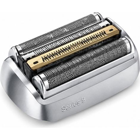 Tête de rechange pour rasoir électrique Série 9 92S - Compatible avec toutes les têtes de rechange de rasoir électrique Braun Series 9 (92S-Argent)