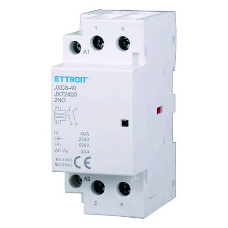 ETTROIT Modularschütz DIN 2P AC 220V 40A 2 Kontakte NO 2NO - JX72400