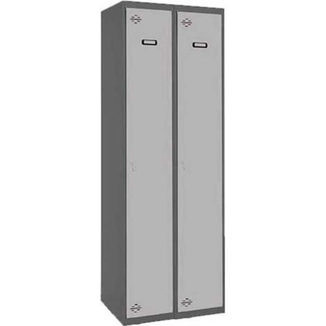 Taquilla 1800x600x500 SIMONLOCKER PROFESIONAL SINGLE 2/2 300 (600) AN/GR marca SIMONRACK