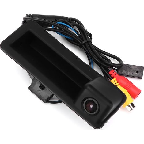 Caméra de recul miniature pour poignée de coffre de voiture, 12 V CC, IP66, angle de vision de 170 degrés, compatible avec BMW Série 3 E90 E91 E92 E93 (1/5)
