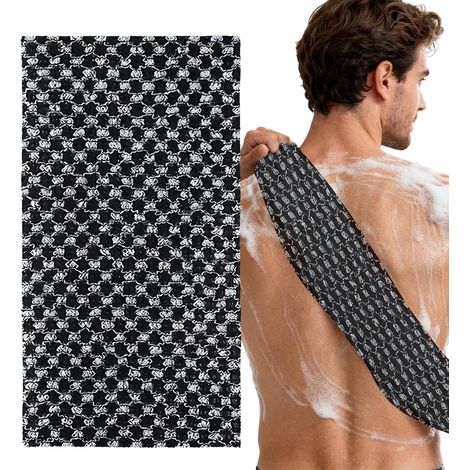 Serviette pour bain douce et exfoliante à séchage rapide