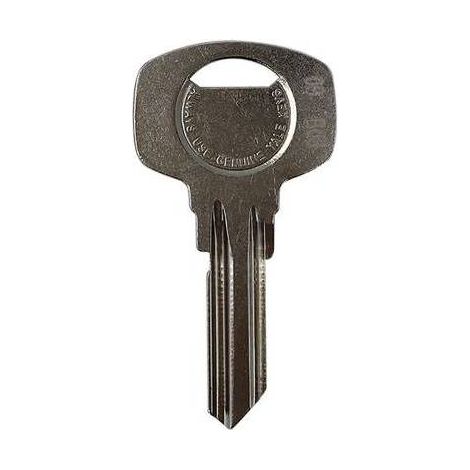 Chiave ottone nichelato lunghezza 23,65 mm - 4 perni - 10 pz