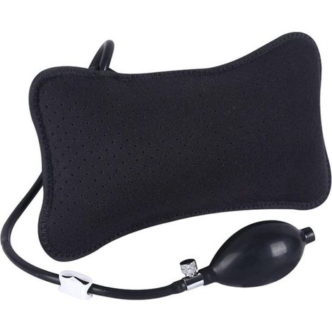 Oreiller de soutien lombaire gonflable, respirant et ferme, lavable et portable pour soulager les douleurs dorsales et vous offrir un confort optimal. (1/5)