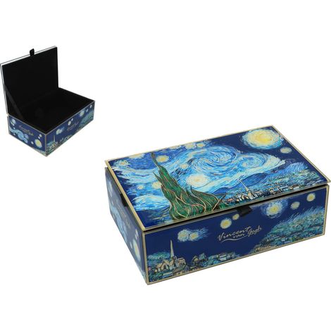 Carmani, Schmuckkästchen aus Glas – VAN Gogh/Sternennacht (1/3)