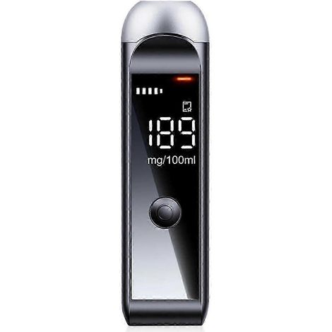 Mini éthylotest portable haute précision rechargeable pour usage personnel et familial.