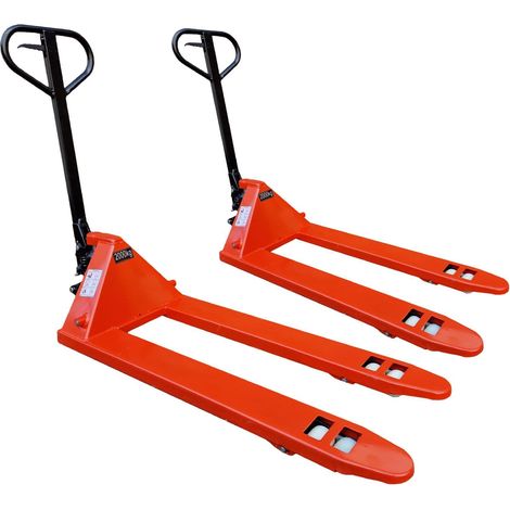 Hand Pump Pallet Truck Jack 2 Ton X2 (Fully Assembled Heavy Duty Euro Manual Trolley 2T 2000KG) (1/5)