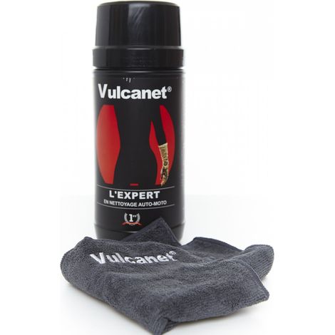 Kit de nettoyage auto et moto 80 textiles imprégnés – Nettoyage sans eau – Dégraissant jantes et carrosserie – Protection anti-salissure – Vulcanet