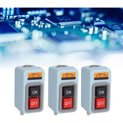 BERM TBSN-310 Drehstrom-Startknopfschalter, Netzschalter, 380 V 10 A (1/5)