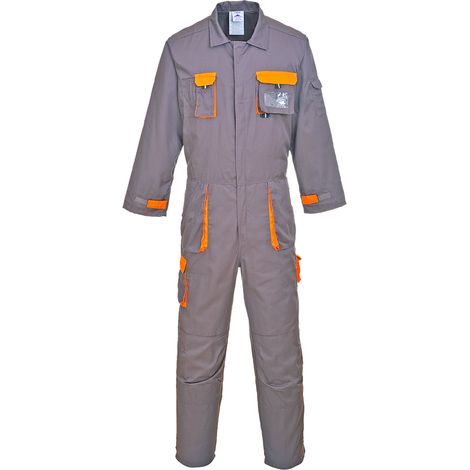 Buzo bicolor Portwest Texo Contrast Gris M