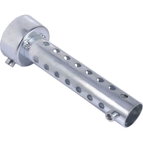 Universel Moto chappement Peut DB Killer Silencieux Silencieux Chicane Insert Argent 45mm