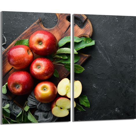 Plaque de protection en verre pour poêle 2x30x52 Apple (1/5)