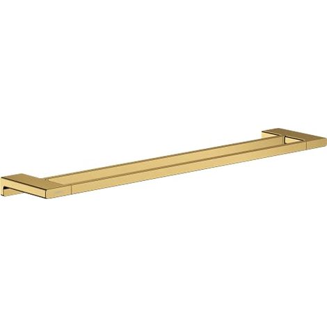 Hansgrohe AddStoris - Portasciugamani doppio, lunghezza 65 cm, color oro lucido 41743990 (1/4)