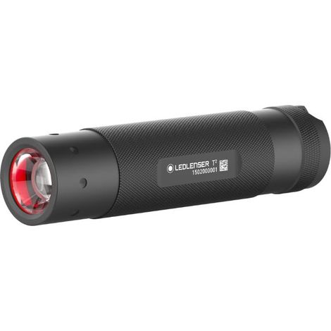 Ledlenser T² Tattica Torcia Tascabile LED, 240 Lumen, Portata Luminosa di 180metri, Robusto alloggiamento inmetallo, Uso con 3 batterie AAA, Caccia, Pesca, Outdoor