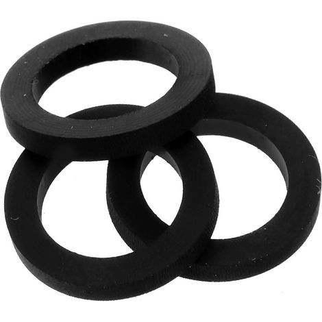 Set mit 3 Gummiriemenscheiben für Kassettenrekorder, Zubehör für Audiokassetten – 1,5 x 1,5 cm – Schwarz (1/4)