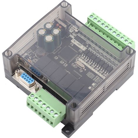 Contrôleur logique programmable 24 V, carte PLC de surveillance en ligne, entrée 2 canaux 3K pour équipements de contrôle d'automatisation (1/5)