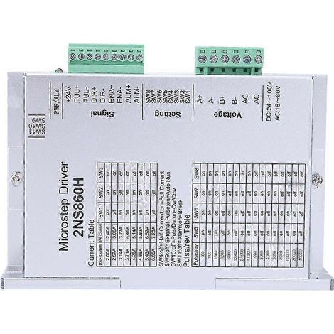 NEMA34 86 Schrittmotor mit 2NS860H Treiber, DC 24-50V Steuerung, hohes Drehmoment, für CNC und 3D-Drucker, Motor- und Treiber-Kit. (1/3)