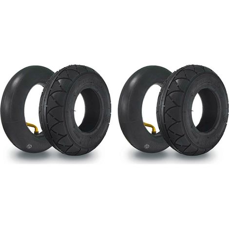 Il s'agit d'un ensemble pneu et chambre à air 200x50, compatible avec les pneus de trottinettes électriques E100, E150, E200, Power Core E100, PowerRier 360, Crazy Car, EPunk et autres. (1/5)