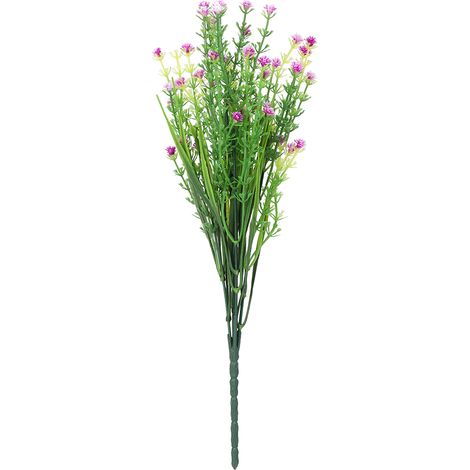 Fleurs De Gypsophile Artificielles En Plastique - Décoration Réaliste Pour Mariage Et Maison - Lot De 1 (1/5)