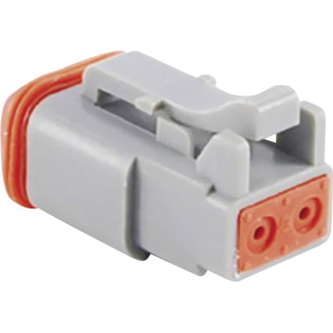 Amphenol AT06 2S Rundstecker Buchse, gerade Gesamtpolzahl: 2 Serie (Rundsteckverbinder): AT 1 St. (1/3)