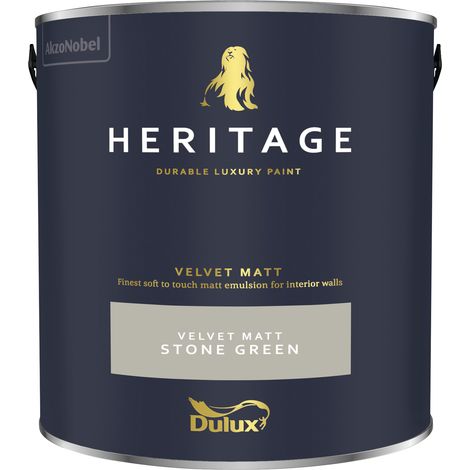 Dulux Heritage Velvet Matt - 2.5L - Stone Green