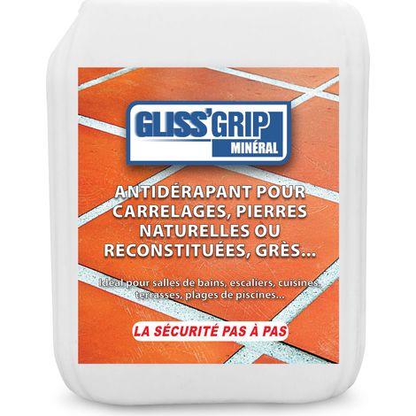 tratamiento antideslizante para todas las superficies minerales - int/ext - grip mineral 5l - gliss grip -
