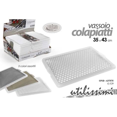 Vassoio Griglia Prendigoccia Salvalavello 44 x 35 cm 3 Colori
