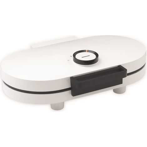 Doppelwaffeleisen in herzform antihaftbeschichtet 1200 w wei (1/5)