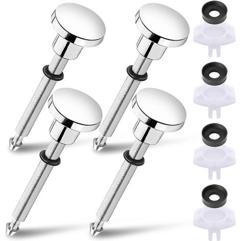 Kit de réparation pour bec de baignoire avec inverseur (lot de 4) - Pièces de rechange pour robinetterie de baignoire (1/5)
