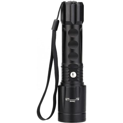 Lampe de poche LED torche à batterie étanche avec corde 2000 lm (1/5)