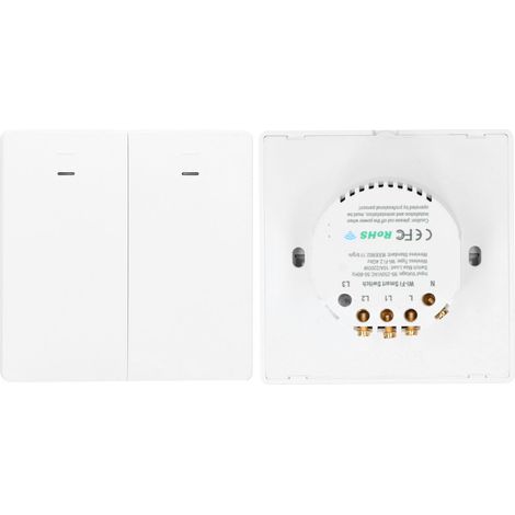 Interrupteur intelligent avec télécommande WiFi sans fil, distribution d'alimentation 2200 W, prise britannique 95-240 V CA (1/5)