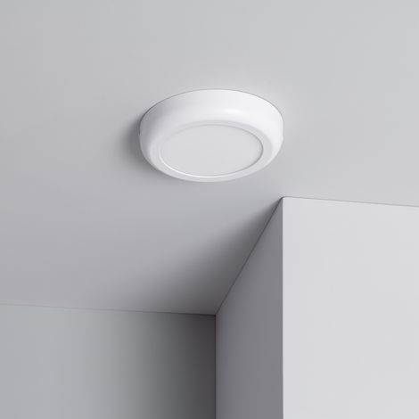 Plafonnier LED Rond 12W Métal Design White Ø180mm Downlight Blanc Froid 6000K - 6500K (1/5)