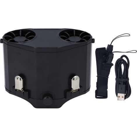 3-in-1 portable fan with belt clip, 20000 mAh battery, 15 to 120 hours of battery life, stepless speed control (1/5)