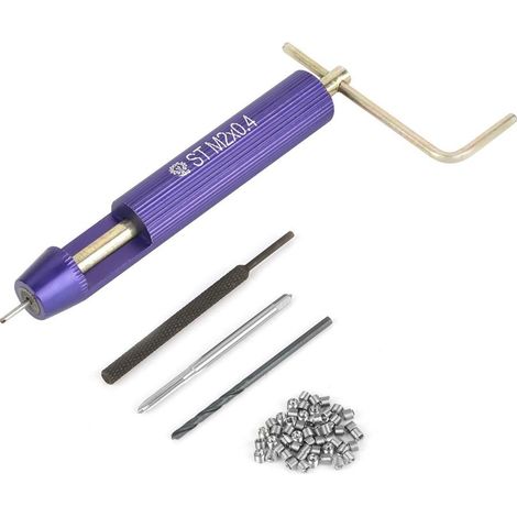 Lot 50 inserts filetés hélicoïdaux – M2x2D – acier inoxydable – réparation filetage – Akozon