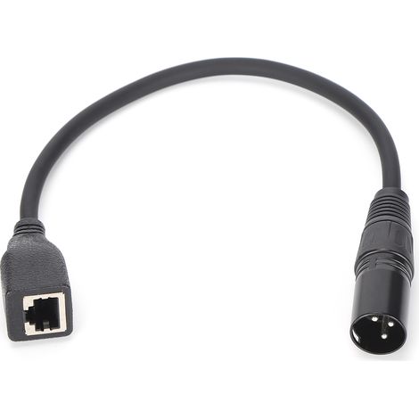 Adaptateur Xlr Vers Rj45 - Câble Audio Cuivre Sans Oxygène - Transmission Haute Fidélité - Pour Studio Et Scène - 1 Pièce (1/5)