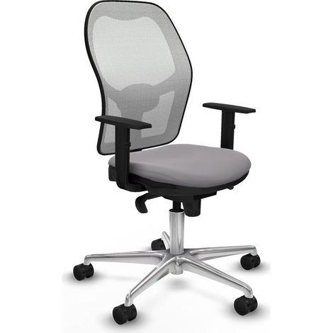 piqueras-y-crespo Jorquera chaise bureau gris aluminium