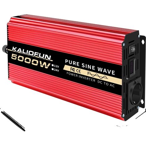 Inverter a onda sinusoidale pura, uscita 220 V CA, certificato CE, 24 V 5000 W 220 V 50 Hz (1/2)