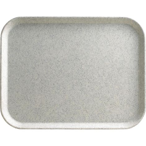 Plateau en polyester Versalite gris moucheté 457mm - 460 x 360 x 22 mm - CAMBRO (1/2)