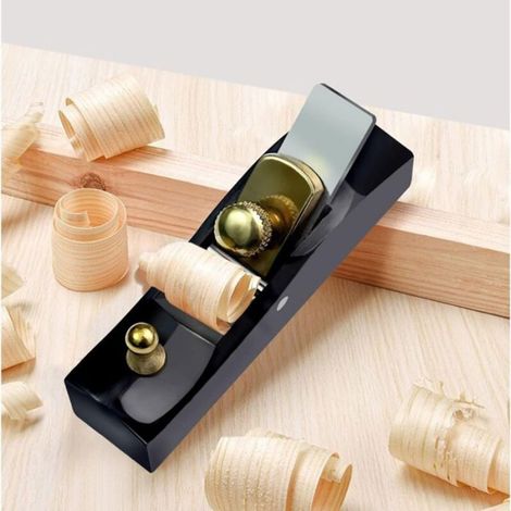 Mini rabot manuel pour bois – Construction en acier – Dimensions 80x20x20mm – Finition soignée et coupe nette (1/5)