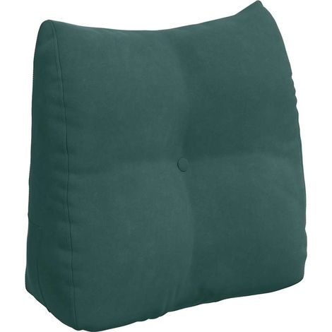 Coussin de Dos Vert foncé 45 x 24 x 50 cm Velours CFW60621 (1/5)
