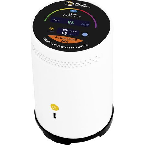 PCE Instruments PCE-RD 75 Radon-Messgerät mit Datenloggerfunktion kalibriert Werksstandard (ohne Ze (1/5)