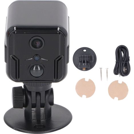 Caméra de surveillance WiFi avec support, sans fil, angle 140°, haute définition, audio bidirectionnel, moniteur bébé domestique (1/5)