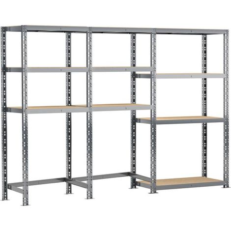 MODULO STORAGE Concept rangement de garage - longueur 240 cm - 10 plateaux (1/3)