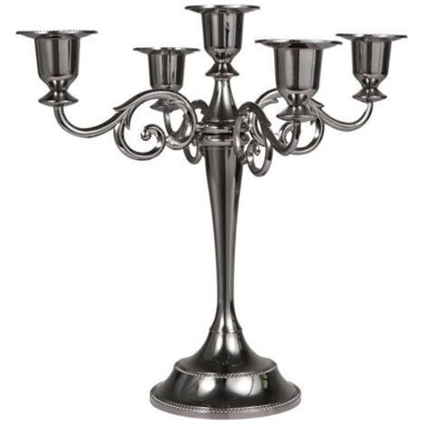 FENOPLASTICALustre rétro américain - Noir, 5 lumières (1/5)